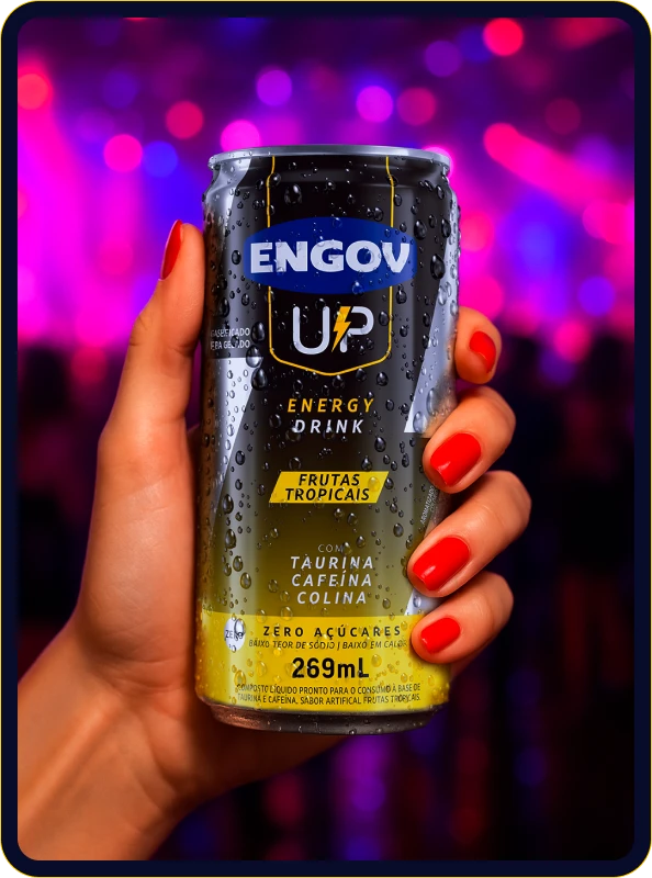 Imagem da campanha Engov UP
