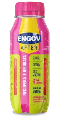 Imagem da embalagem de Engov After sabor Pink lemonade.